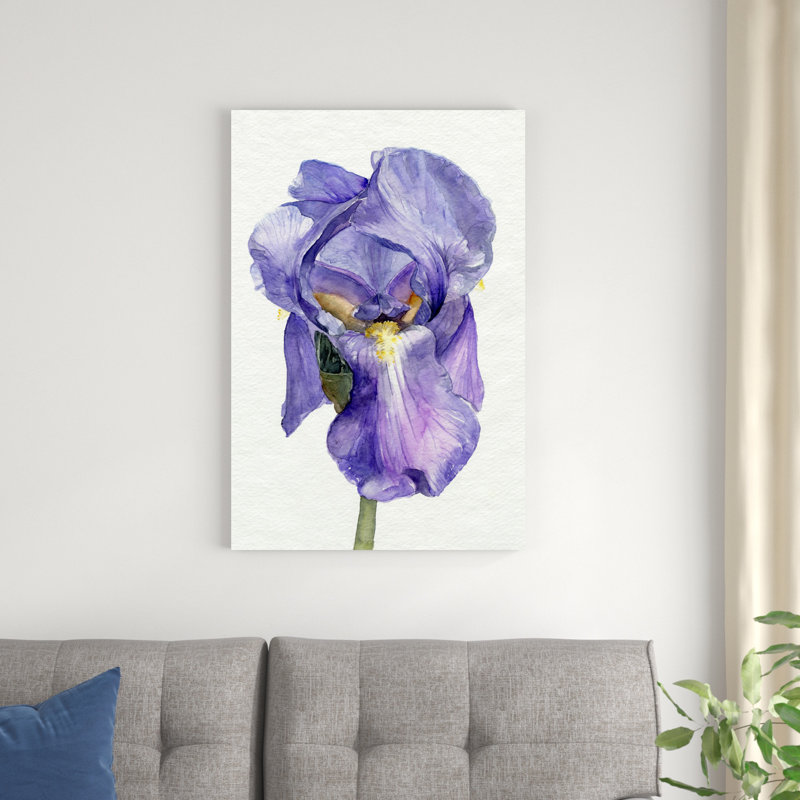 Iris en fleurs II, H 36 po x l 24 po