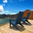Allurine Foldable Outdoor Adirondack Chair-2088035556
