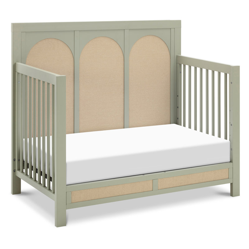 Eloise 4-in-1 Convertible Crib, French Sage/Performance Sand Eco-Weave