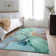 Premium Machine Washable Cerrito AMF506 Teal Rug