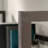 Credenza Hutch with Impact-Resistant Design, Brown finish