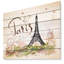 « eiffel tour avec paris scribble », peinture beige-35122574-35122578