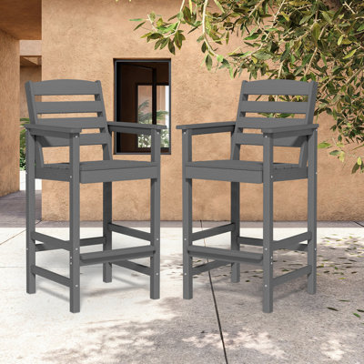 Tabouret de bar Adirondack en plastique Dalson