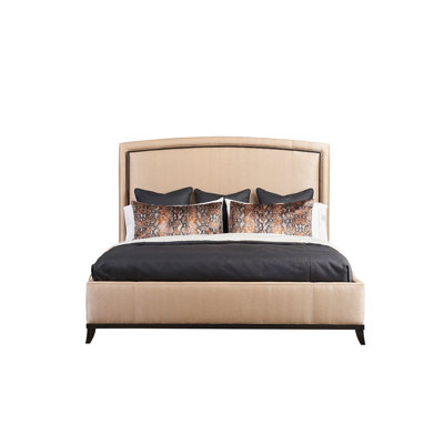 Lit plateforme tapissier Carrington