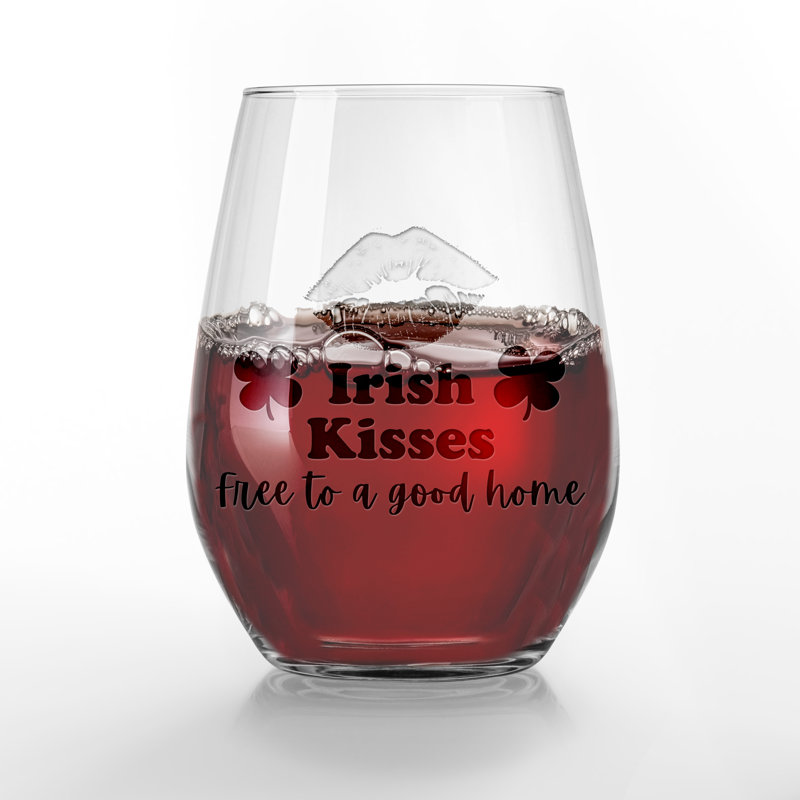 Jahasia 15 oz. Stemless Wine Glass