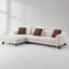 Upholstered 71 " Boucle L-Shaped Sectional