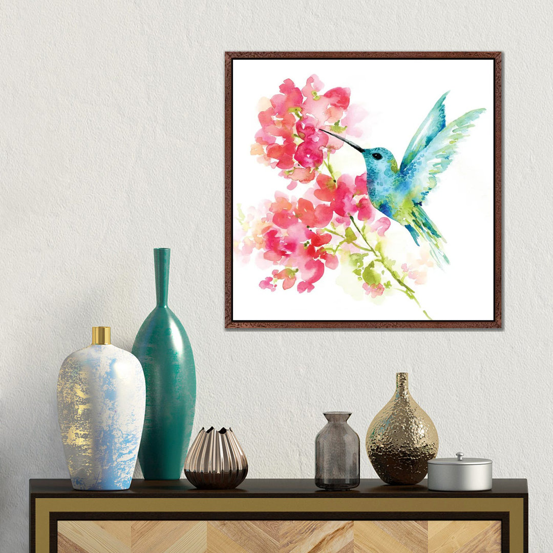 Hummingbird von Sara Berrenson - Galerie-verpackte Leinwand Giclée