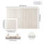 Levede Felt Notice Board 6 Pack Wall Tiles Pin Board Self Adhesive Beige 30x30cm-134392395