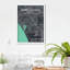 Santa Monica, carte de la ville, impression-1355529878-1355529857