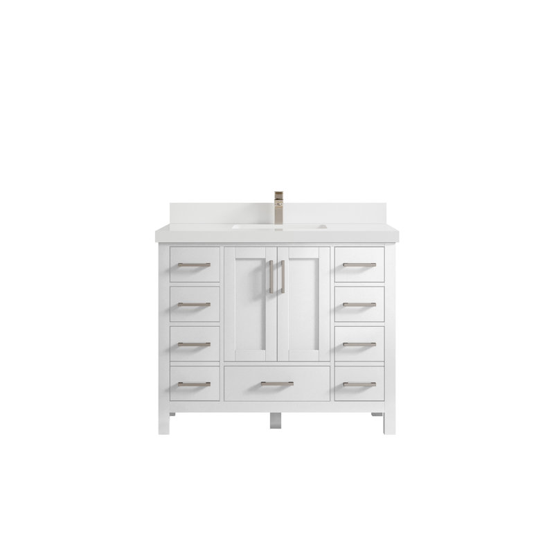 Ensemble de meuble-lavabo simple 42 po Malibu, WWCL2007