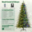 Arbre de Noël pré éclairé-1143274835