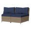 Causeuse d'extérieur Pe Wicker-228257121