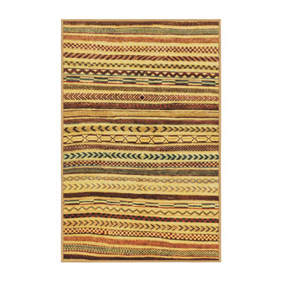 Tapis décoratif multicolore à motif abstrait
