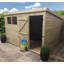 Kat 10 ft. W x 5 ft. D Solid Wood Garden Shed
