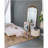 76" X 40" Lavish Full Length Mirror, Antique Gold Metal Floor Mirror For Living Room, Bedroom