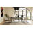 Serena Extendable Metal Base Dining Table