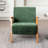 Kyajah 27.5" W Chenille Solid Wood Armchair-2054238648