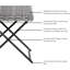 Capri 40cm Square Folding Table-103870759