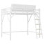 Lit mezzanine double avec échelle, lit mezzanine double en métal avec tablettes de rangement, lit mezzanine haute-1547109419