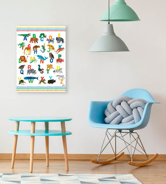 Art sur toile de Mcintosh ABC, H 24 po x L 18 po x l 1,25 po