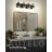 Ralbay Matte Black Bathroom Vanity Light Fixture 4-Light Industrial Wall Mount With Clear Glass Shades For Vintage Edison Bulbs-397975545-397975310-397975311