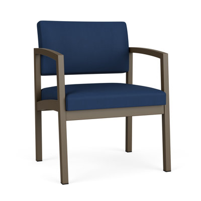 Chaise d'invité en acier Lenox