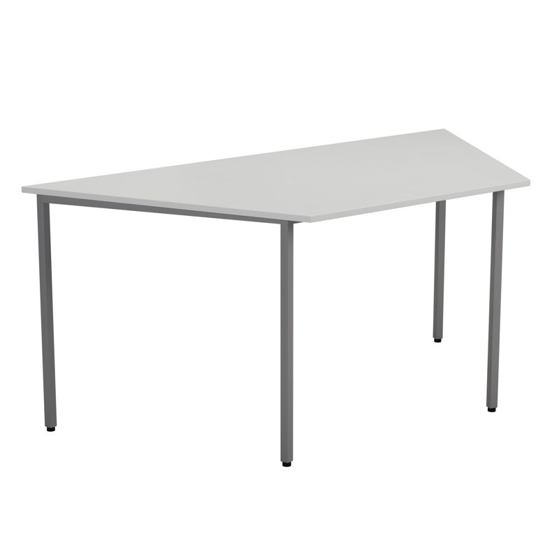 Buariki 160cm Trapezoidal Conference Table, White