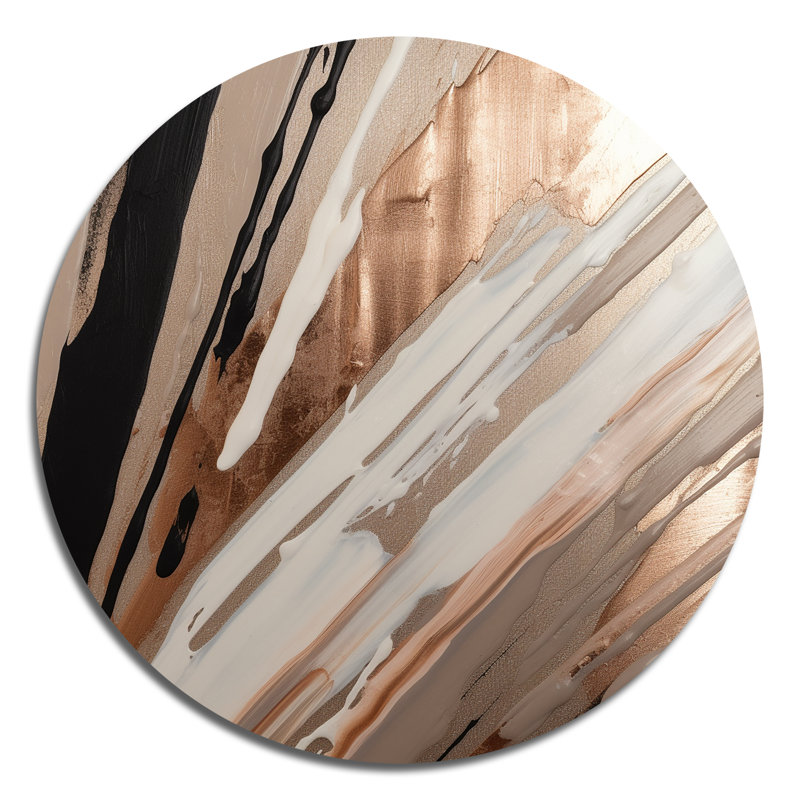 Décoration murale en métal «Rosegold», H 16 po x l 16 po x P 1 po