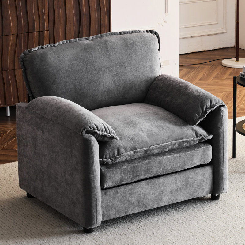 36,74 po de hauteur, fauteuil en chenille pour une meilleure posture, Gris