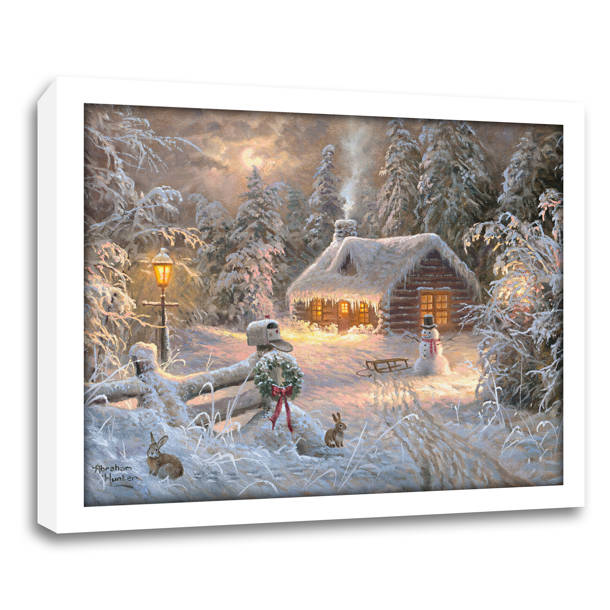 The Holiday Aisle® Winter On Canvas by Nicky Boehme Print & Reviews ...