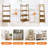 Wood Bookcase Ladder Bookshelf Shelving Unit-2012533124-2012533121