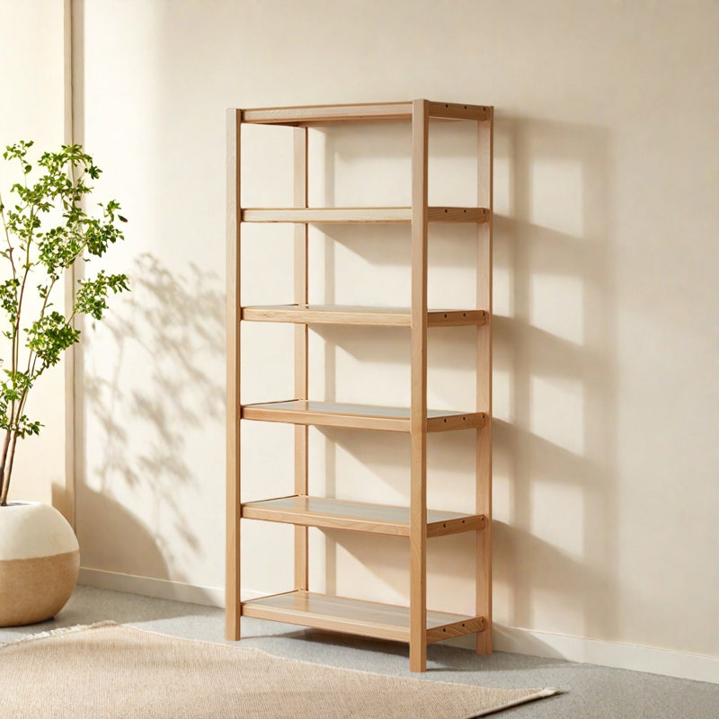 Bibliothèque à charme unique, (5 tablettes) H 70 po x l 31,4 po x P 13,7 po