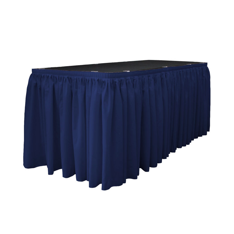 Table Skirt, Navy, 252" L x 29" W