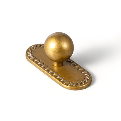1''Diameter Round Knob With Backboard-G016