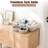 5 Pack Small Woven Rope Storage Baskets， 2 Sizes Organizer Bins For Closet, Shelf, Bookshelf, Nursery, Changing Table, Fabric Cube Boxes, Rectangular Shallow Bins For Bathroom, Toy ， Home