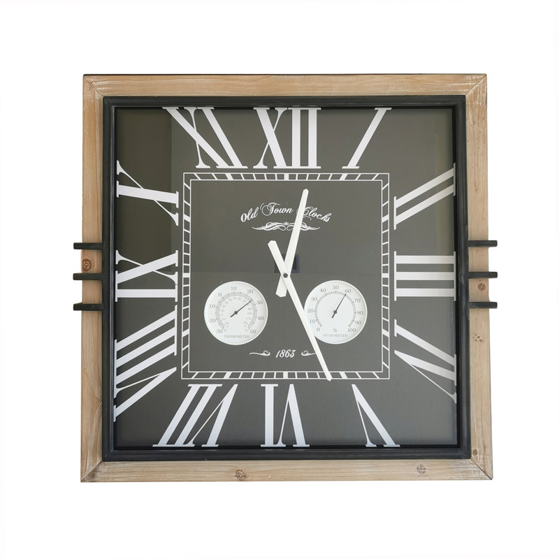 Horloge murale pour température et humidité
