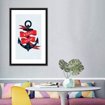 Nautical Anchor - impression d'art graphique