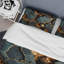 Ensemble de housse de couette géométrique en marbre jaune et noir Elegance IV-101240738