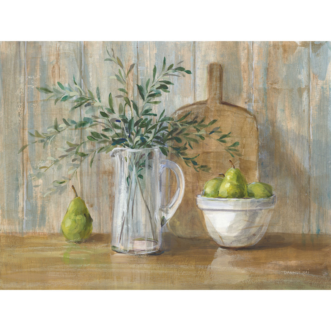 Autumn Kitchen by Danhui Nai - Wrapped Canvas Print August Grove® 