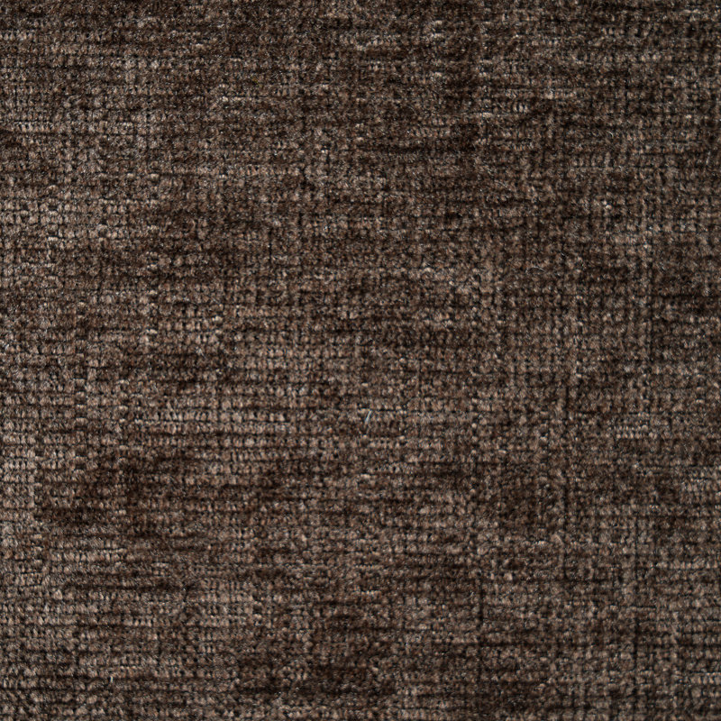 Chaises d'appoint rembourrées en tissu Vierra, Noir, Marron foncé