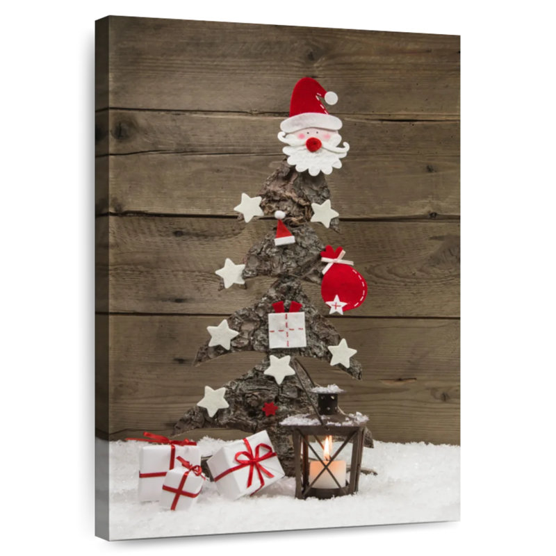 Arbre de Noël simple Lelend, H 36 po x l 24 po