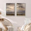 «Dynamic Skyscape Over Tranquil Marsh Atmospheric Landscape Nature Wilderness Illustration Decor», 2 pièces sur toile-98249395-98249396