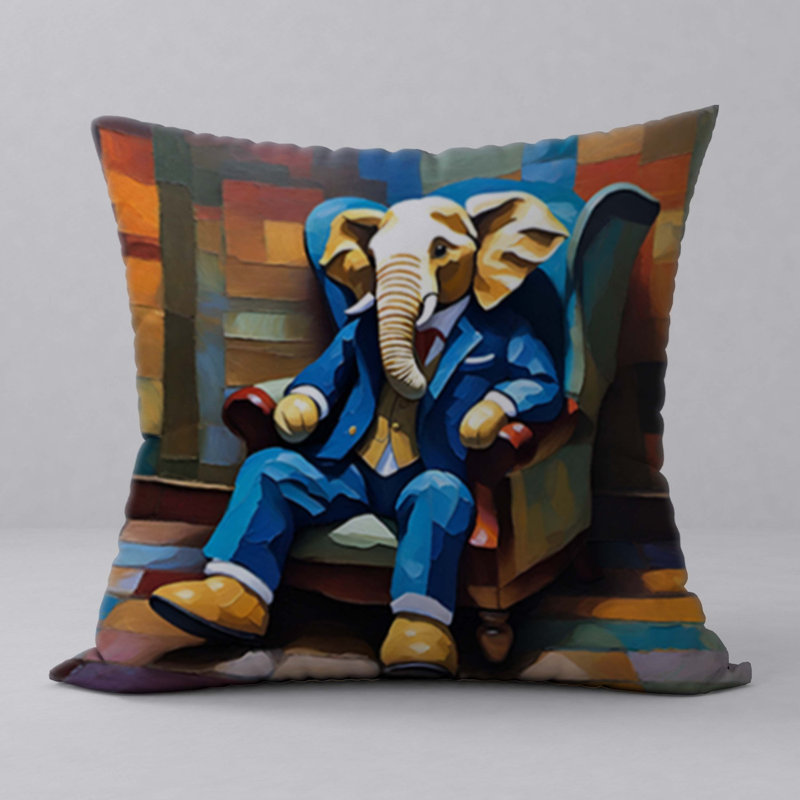 Reversible Throw Pillow