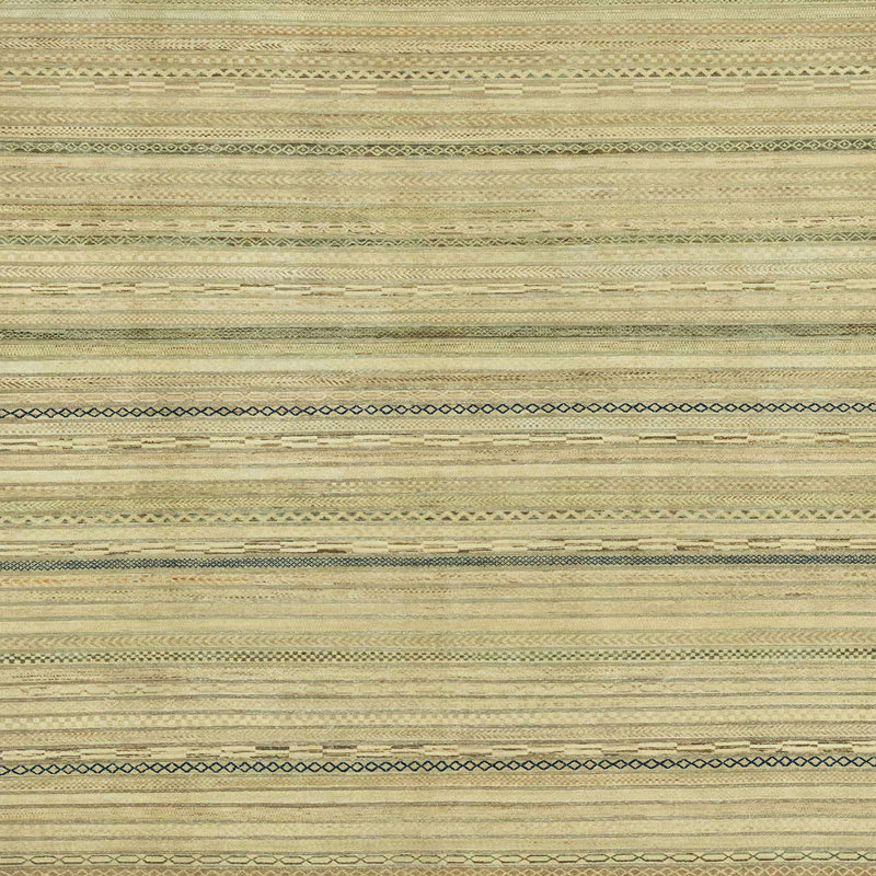 Tapis décoratif multicolore à motif abstrait, Carré 7 pi
