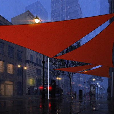 Royal Shade Waterproof Triangle Shade Sail With Hardware Kit