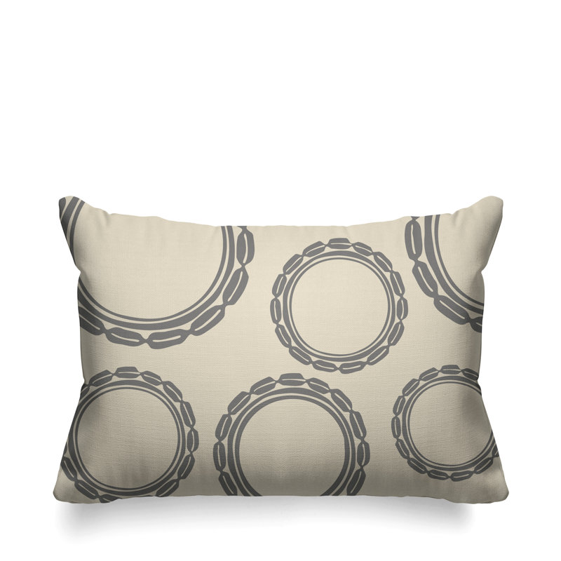 Housse et insert de coussin d'extérieur, Beige