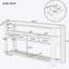 Console moderne pour salon avec 4 tiroirs et 2 tablettes-1945480137