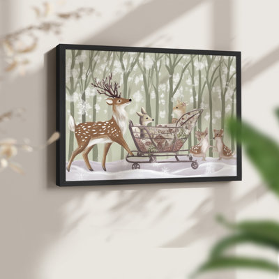 «Chirstmas Art» - XL III - Reproduction encadrée - Restickable