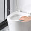 Housse de siège de toilette Elara Modern à fermeture douce avec finition antimicrobienne (housse de siège seulement)