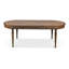 Olguin Pine Oval Solid Wood Dining Table